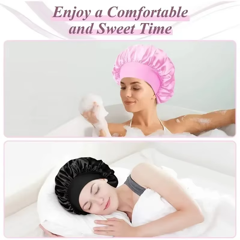 Lunara™ SatinDream Hair Bonnet – Soft Protective Sleep Cap