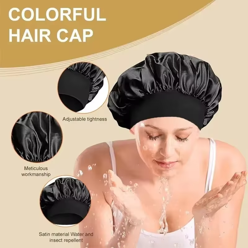 Lunara™ SatinDream Hair Bonnet – Soft Protective Sleep Cap